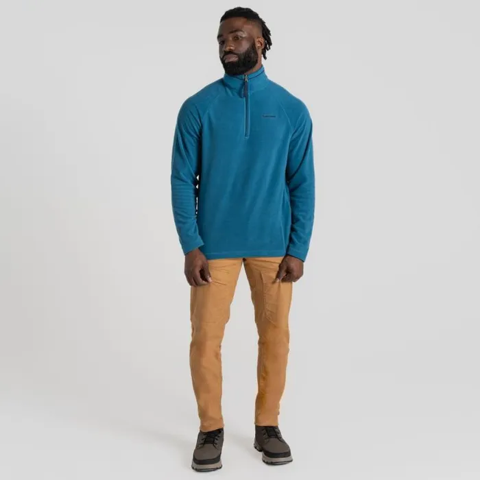Mens Half Zip Fleece Craghoppers National Trust Corey II Half Zip Fleece Brisk Blue Mens Half Zip Fleece Craghoppers National Trust Corey II Half Zip Fleece Brisk Blue