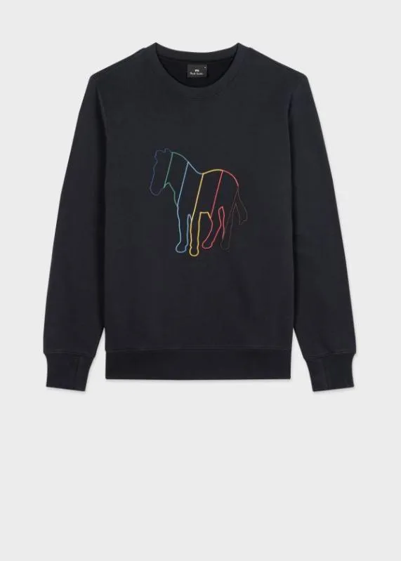 Mens Hollow 039Broad Stripe Zebra039 Sweatshirt Paul Smith Sweatshirts and Hoodies