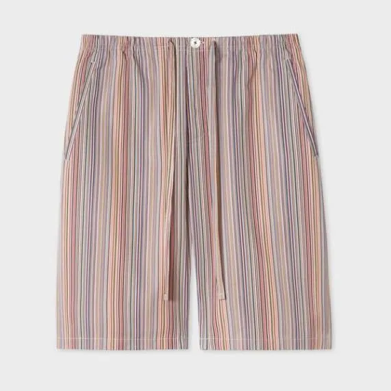 MensHome 039Signature Stripe039 Cotton Pyjama Shorts Paul Smith Nightwear MensHome 039Signature Stripe039 Cotton Pyjama Shorts Paul Smith Nightwear