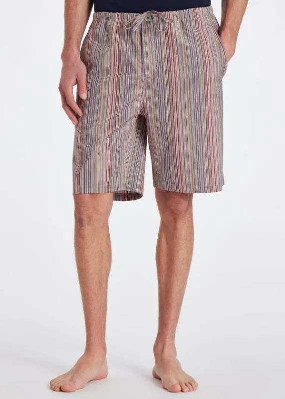 MensHome 039Signature Stripe039 Cotton Pyjama Shorts Paul Smith Nightwear MensHome 039Signature Stripe039 Cotton Pyjama Shorts Paul Smith Nightwear
