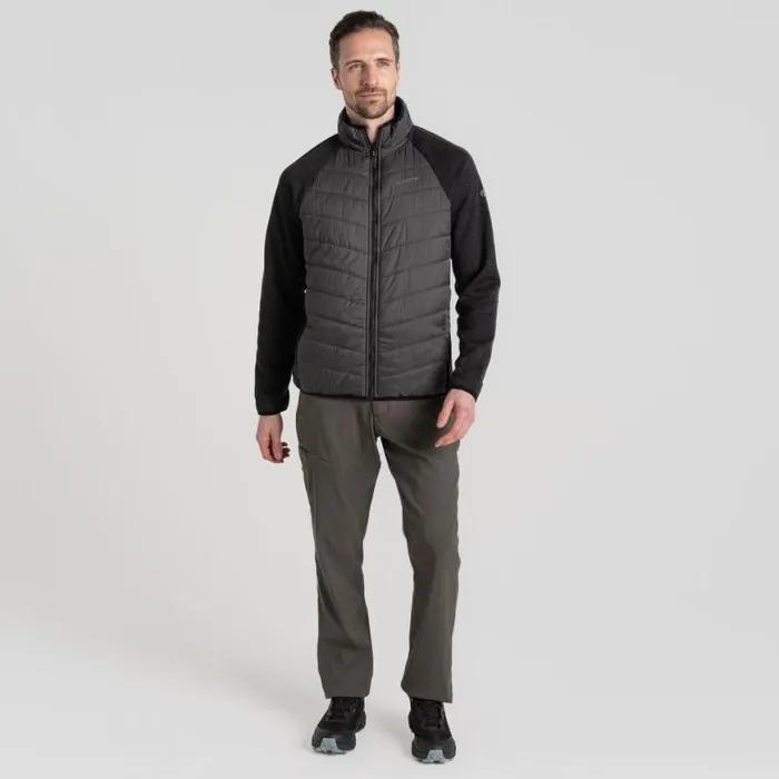 Mens Insulated Jackets Craghoppers Ardal Hybrid Jacket Dark Iron Mens Insulated Jackets Craghoppers Ardal Hybrid Jacket Dark Iron
