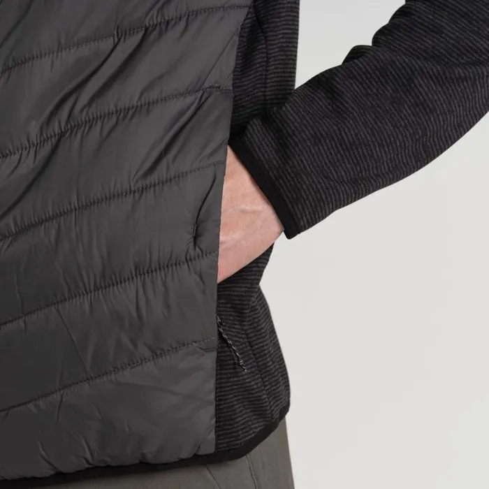 Mens Insulated Jackets Craghoppers Ardal Hybrid Jacket Dark Iron Mens Insulated Jackets Craghoppers Ardal Hybrid Jacket Dark Iron