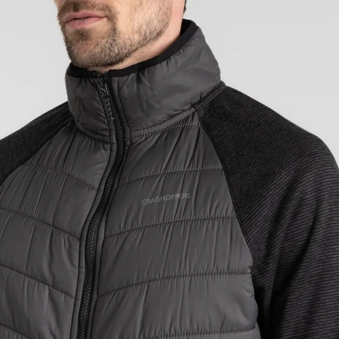 Mens Insulated Jackets Craghoppers Ardal Hybrid Jacket Dark Iron Mens Insulated Jackets Craghoppers Ardal Hybrid Jacket Dark Iron