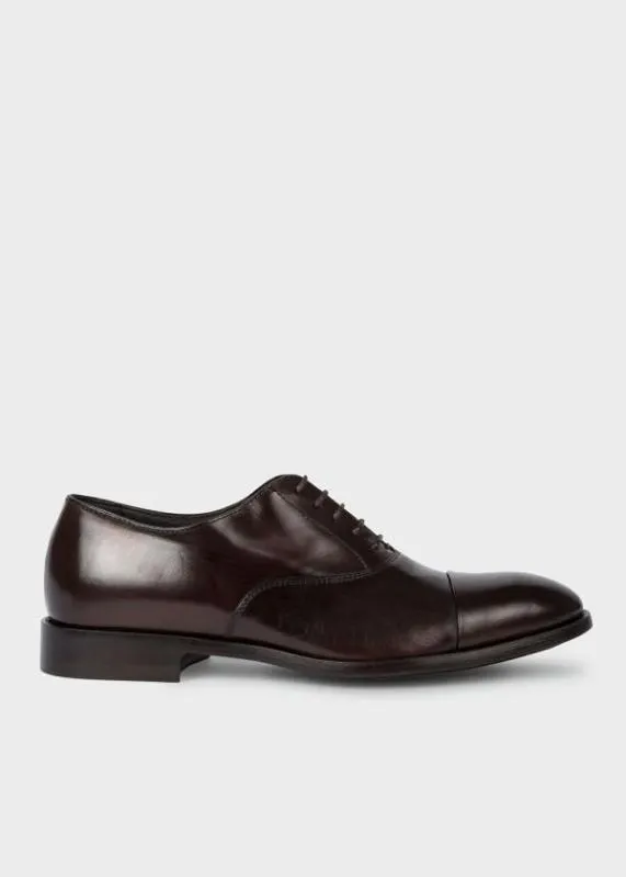 Mens Leather 039Brent039 Oxford Shoes With 039Signature Stripe039 Details Paul Smith Formal