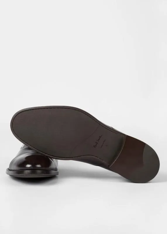 Mens Leather 039Brent039 Oxford Shoes With 039Signature Stripe039 Details Paul Smith Formal Mens Leather 039Brent039 Oxford Shoes With 039Signature Stripe039 Details Paul Smith Formal