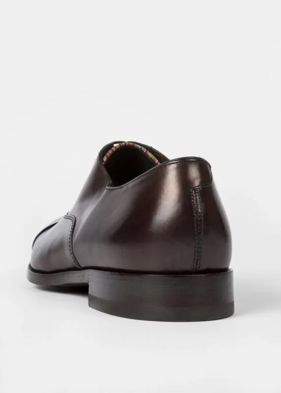 Mens Leather 039Brent039 Oxford Shoes With 039Signature Stripe039 Details Paul Smith Formal Mens Leather 039Brent039 Oxford Shoes With 039Signature Stripe039 Details Paul Smith Formal