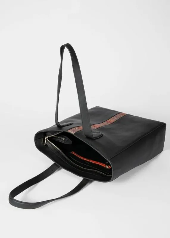 Mens Leather 039Signature Stripe039 Tote Bag Paul Smith Bags Mens Leather 039Signature Stripe039 Tote Bag Paul Smith Bags