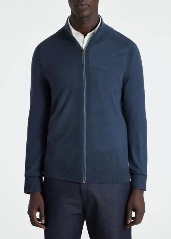 Mens Merino Wool Full Zip Cardigan Paul Smith Sweaters Mens Merino Wool Full Zip Cardigan Paul Smith Sweaters