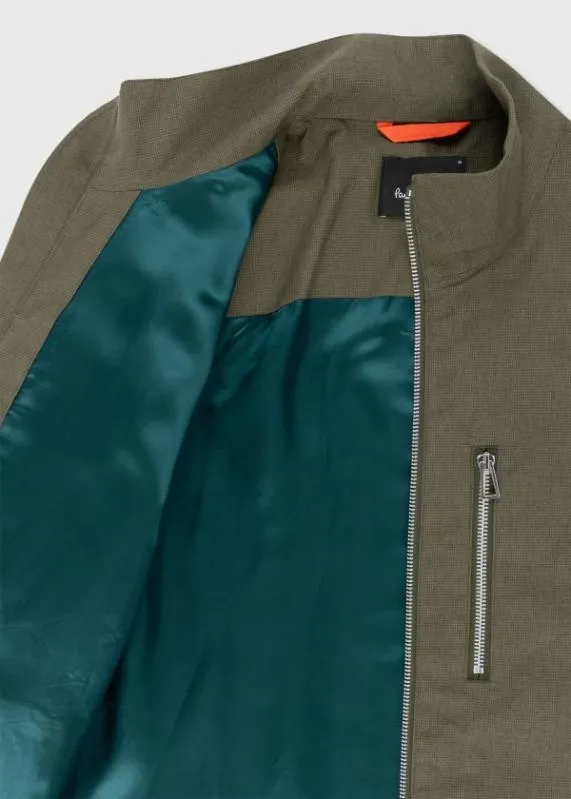 Mens Micro Check Track Jacket Paul Smith Coats and Jackets Mens Micro Check Track Jacket Paul Smith Coats and Jackets