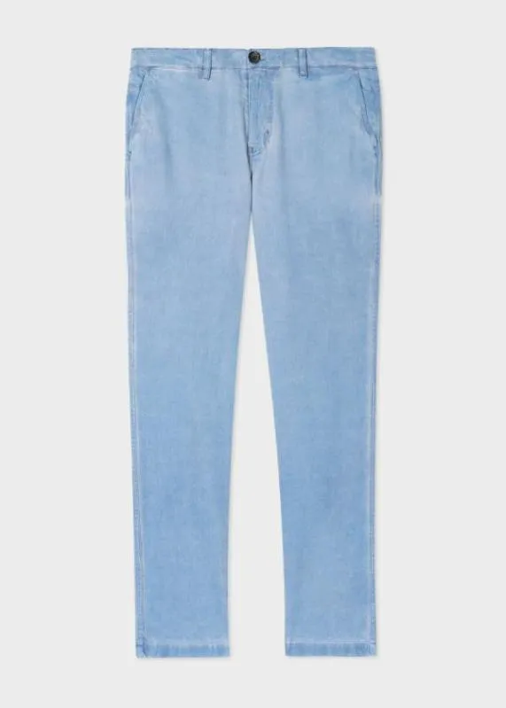 Mens Overdyed Denim Chinos Paul Smith Pants