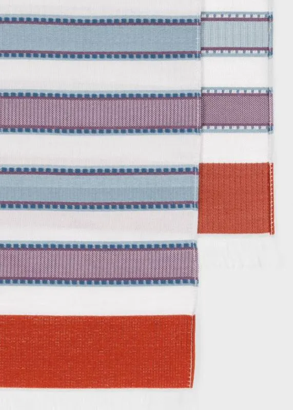 Mens Stripe Silk Blend Scarf Paul Smith Scarves Mens Stripe Silk Blend Scarf Paul Smith Scarves