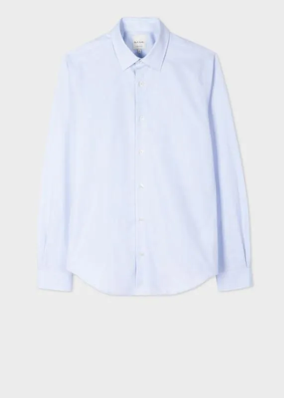 Mens Super SlimFit Sky Blue Oxford Shirt Paul Smith Shirts