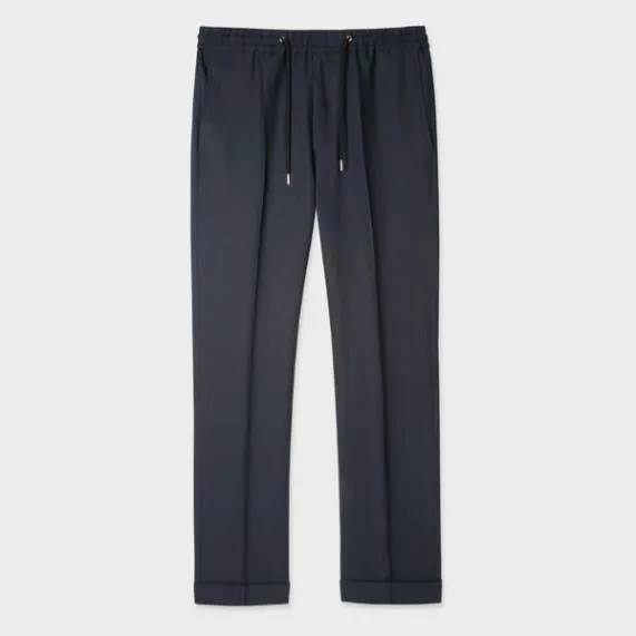 Mens TailoredFit Linen SuitTailoredFit Linen PatchPocket Unconstructed BlazerSlimFit Linen DrawstringWaist Pants Paul Smith Suits
