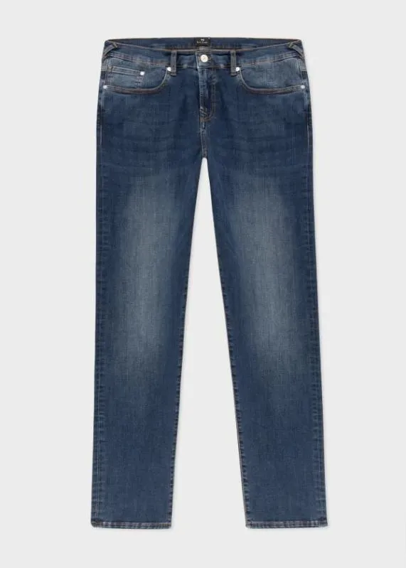 Mens TaperedFit AntiqueWash 039Reflex039 Jeans Paul Smith Jeans
