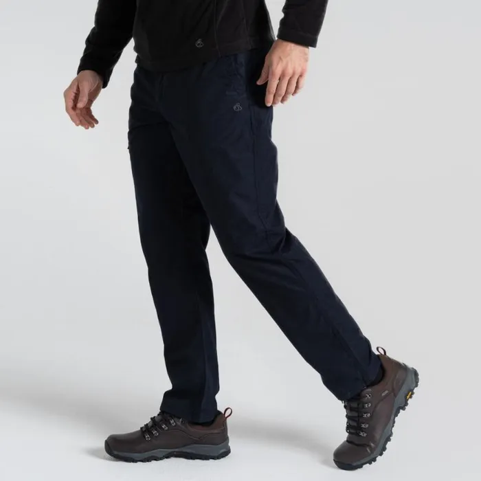 Mens Walking Trousers Craghoppers Expert Kiwi Tailored Trousers Dark Navy