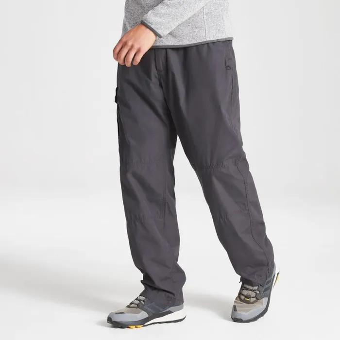Mens Walking Trousers Craghoppers Kiwi Classic Trousers Black Pepper