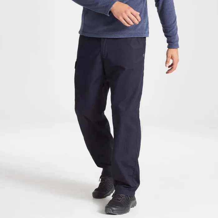 Mens Walking Trousers Craghoppers Kiwi Classic Trousers Dark Navy