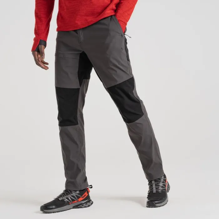 Mens Walking Trousers Craghoppers Kiwi Pro Active Trouser Black Pepper