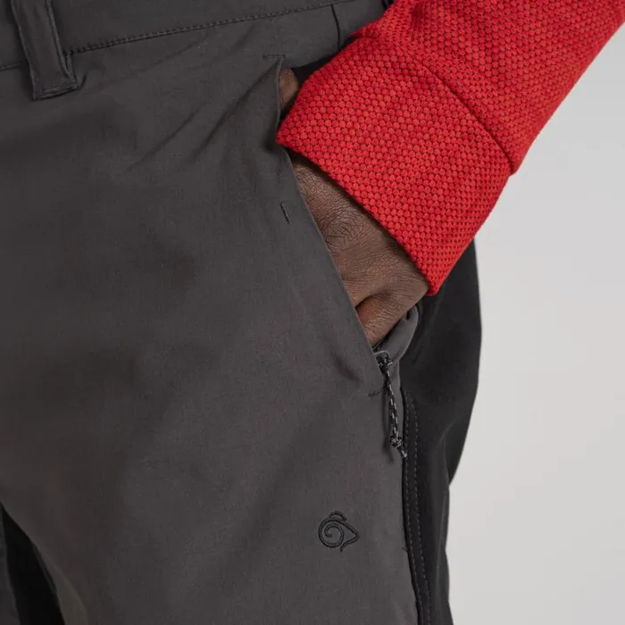 Mens Walking Trousers Craghoppers Kiwi Pro Active Trouser Black Pepper Mens Walking Trousers Craghoppers Kiwi Pro Active Trouser Black Pepper