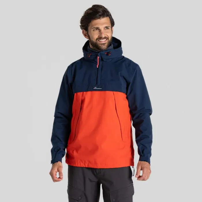 Mens Waterproof Jackets Craghoppers Anderson Waterproof Cagoule Blue Navy Macaw Red Mens Waterproof Jackets Craghoppers Anderson Waterproof Cagoule Blue Navy Macaw Red