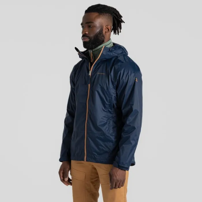 Mens Waterproof Jackets Craghoppers National Trust Owler Waterproof Packable Jacket Blue Navy Mens Waterproof Jackets Craghoppers National Trust Owler Waterproof Packable Jacket Blue Navy