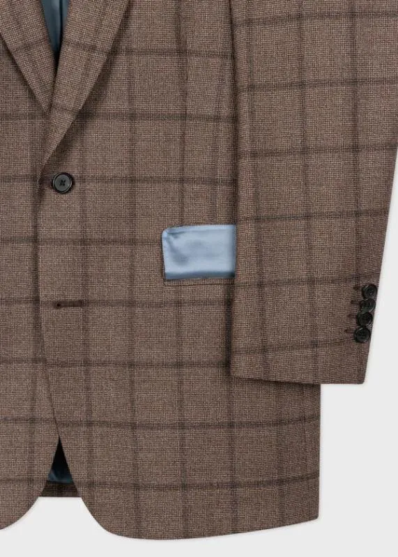 Mens Wool Check TwoButton Blazer Paul Smith Blazers Mens Wool Check TwoButton Blazer Paul Smith Blazers