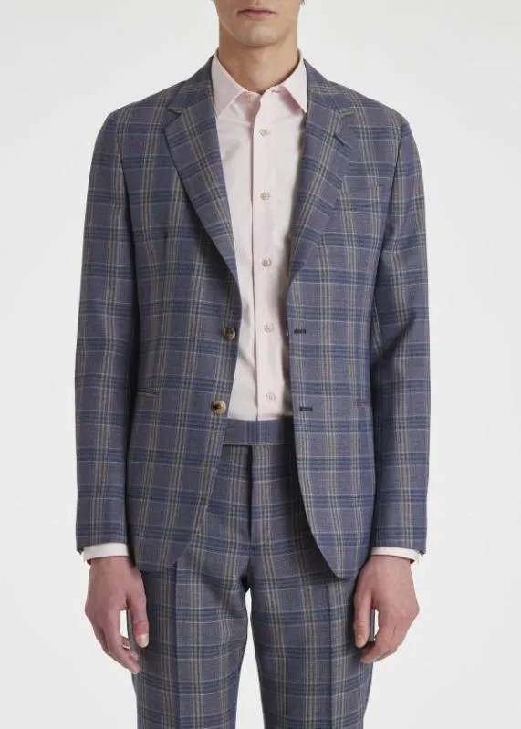 Mens Wool Check TwoButton Blazer Paul Smith Blazers Mens Wool Check TwoButton Blazer Paul Smith Blazers