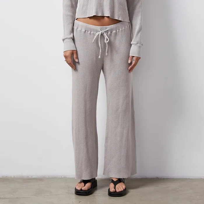 MONROW Sweats Waffle Crop Lounge Sweat 8211 Women