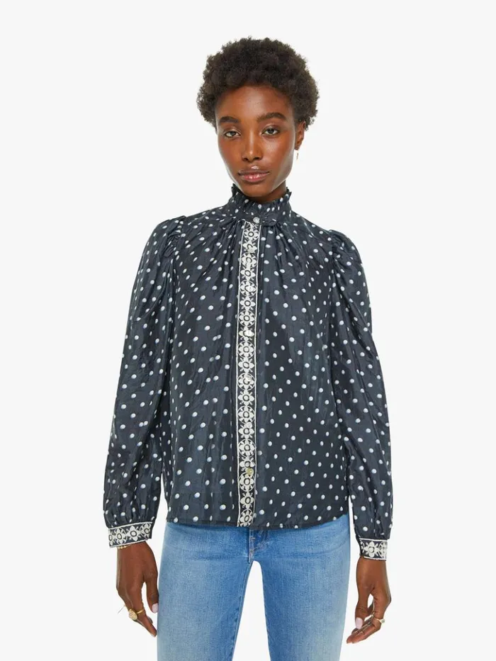 Mother Denim Annabel Shirt Raven Dot 8211 Women