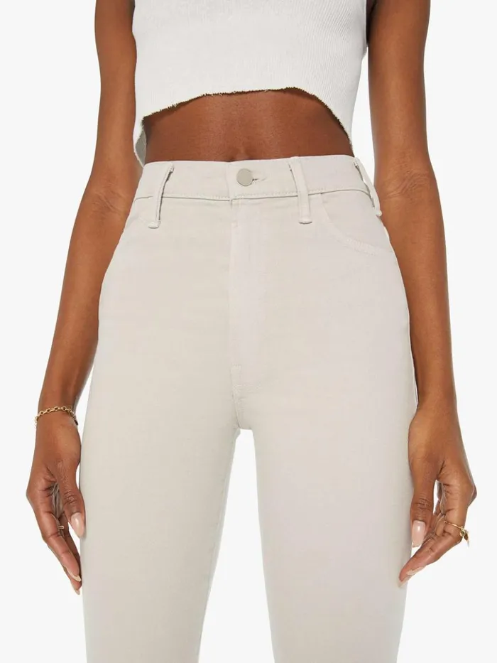 Mother Denim Flare The Hustler Flood Feather Grey 8211 Women