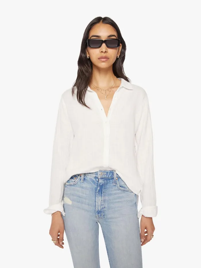 Mother Denim Scout Shirt White 8211 Women