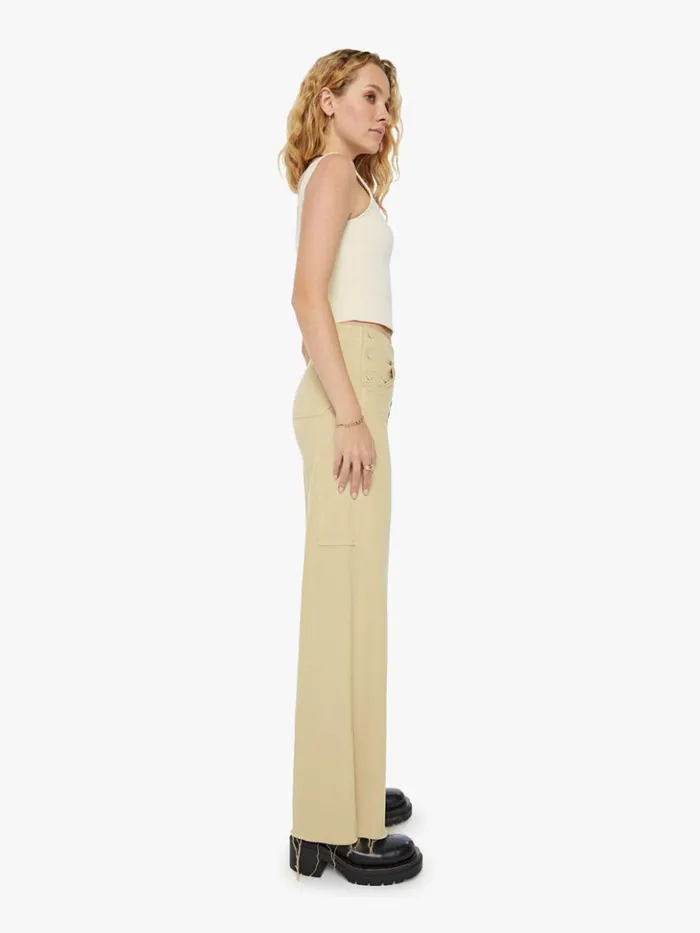 Mother Denim Wide Leg The Main Sail Sneak Fray Wash Mojave Desert 8211 Women Mother Denim Wide Leg The Main Sail Sneak Fray Wash Mojave Desert 8211 Women