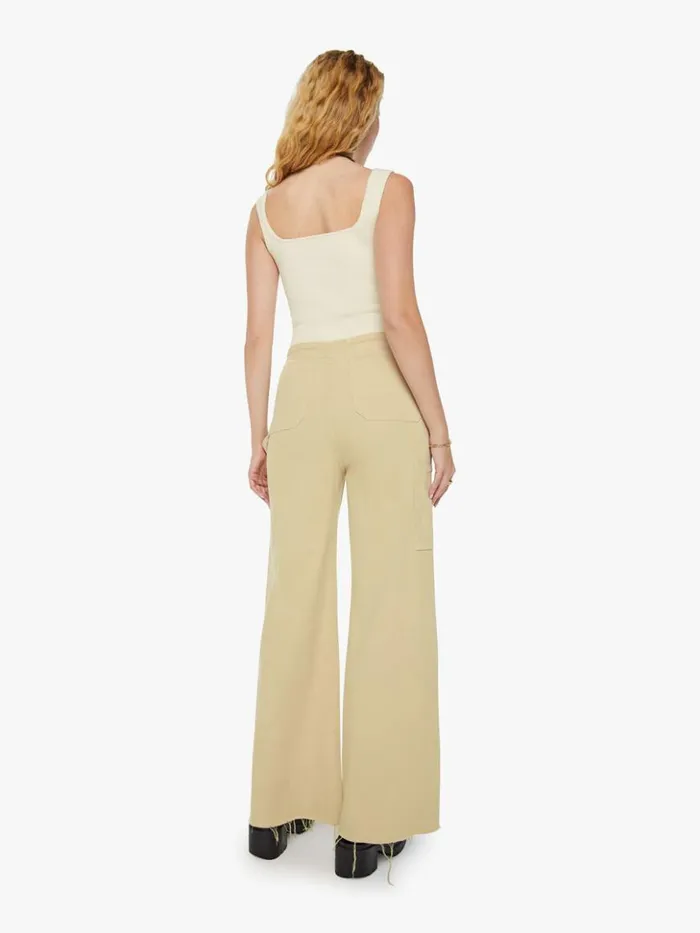 Mother Denim Wide Leg The Main Sail Sneak Fray Wash Mojave Desert 8211 Women Mother Denim Wide Leg The Main Sail Sneak Fray Wash Mojave Desert 8211 Women