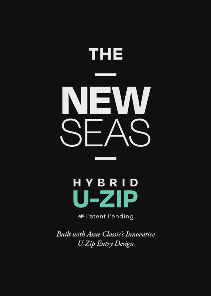 New Seas 43 Hooded UZip Wetsuit Black Men Vissla Wetsuits