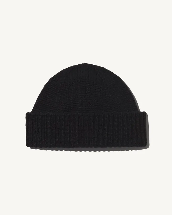 Nili Lotan CAMARI CASHMERE HAT Black Women Belts and Accessories