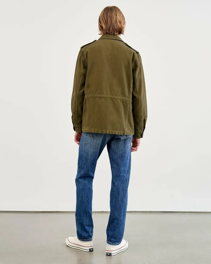 Nili Lotan CHARLIE JACKET Uniform Green Men Jackets and Coats