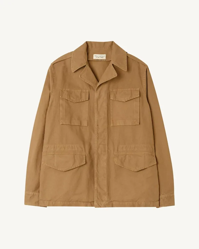 Nili Lotan CHARLIE JACKET Uniform Green Men Jackets and Coats