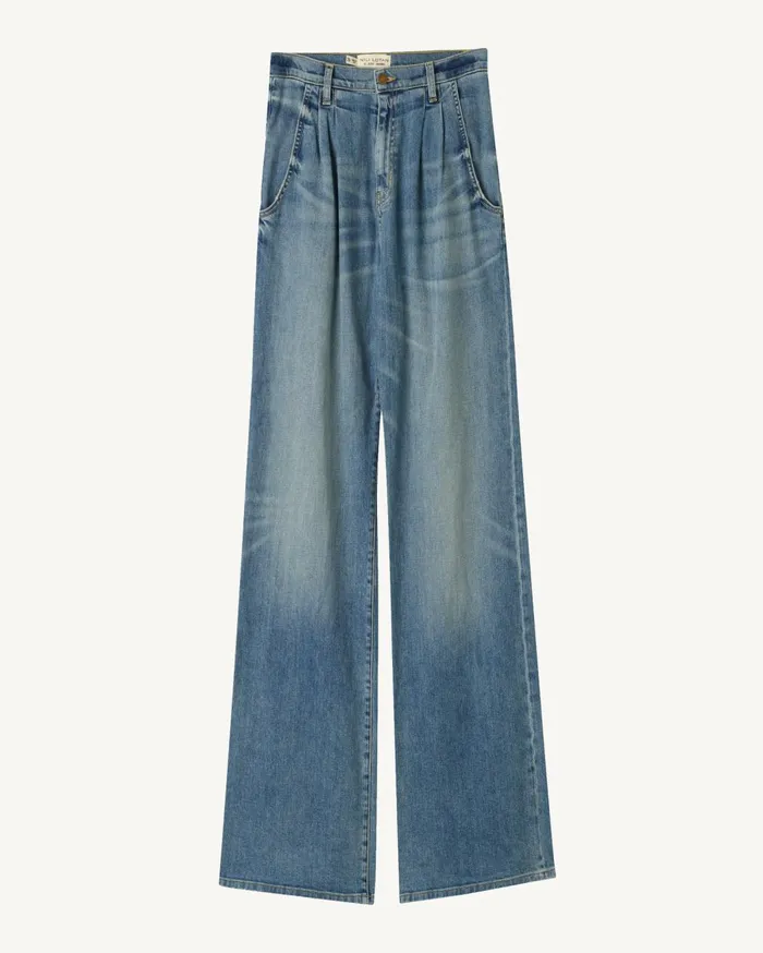 Nili Lotan FLORA JEAN Classic Wash Women Denim