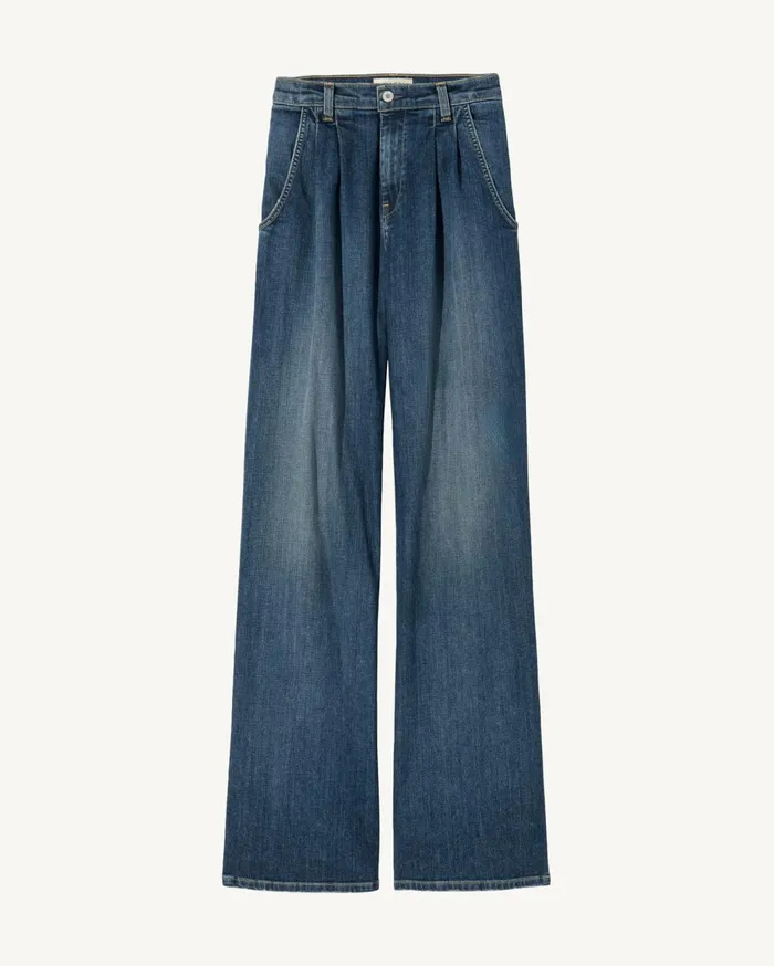 Nili Lotan FLORA JEAN Classic Wash Women Denim