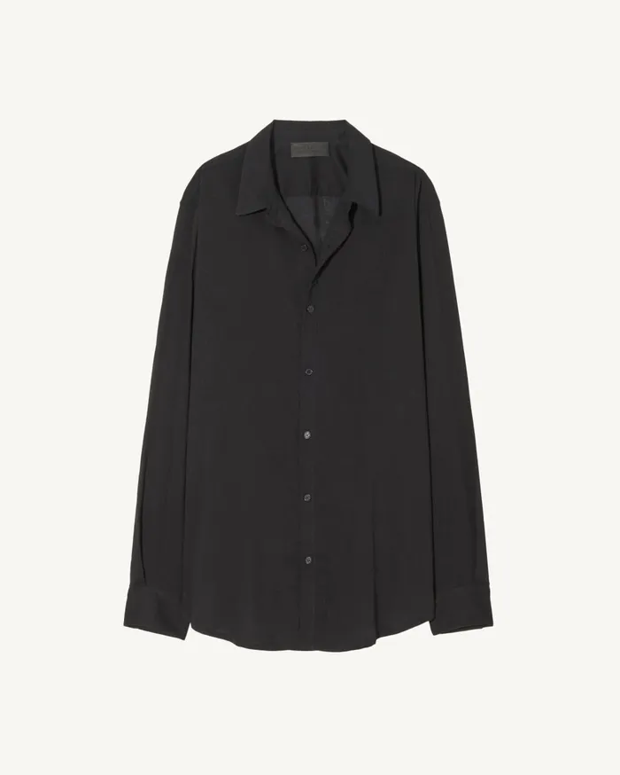 Nili Lotan VITUS SHIRT Black Men Shirts