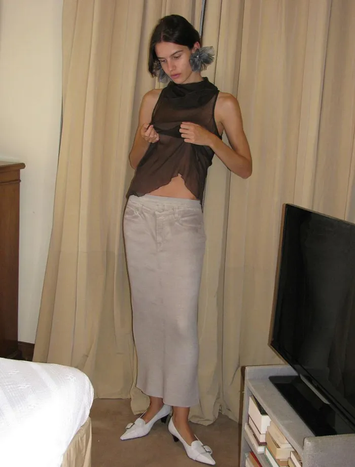No 1710 Pockets Ecru Women Paloma Wool Bottoms