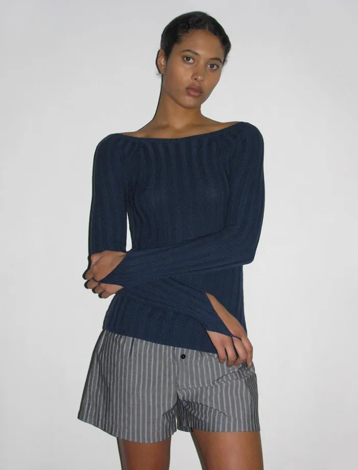 No 1725 Canal Navy Women Paloma Wool Knits
