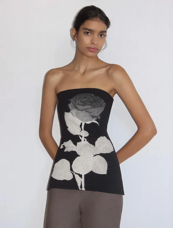No 1735 Conxita Black Women Paloma Wool Tops