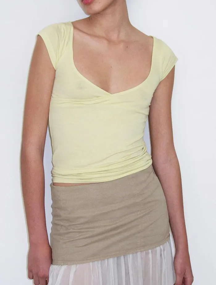 No 2024 Danae Soft Yellow Women Paloma Wool Tops