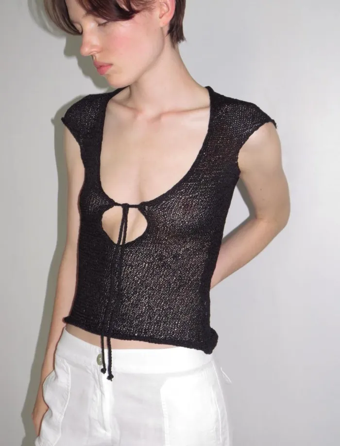 No 2028 Camomile Black Women Paloma Wool Tops