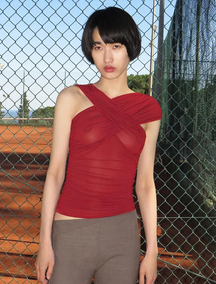 No 2052 Mushka Red Women Paloma Wool Tops