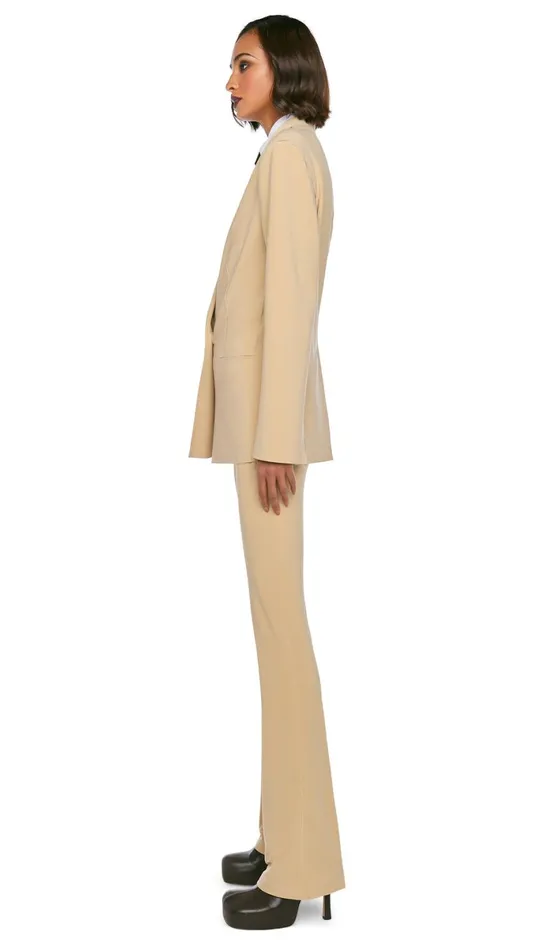 Norma Kamali Bottoms BOOT PANT Sand 8211 Clothing