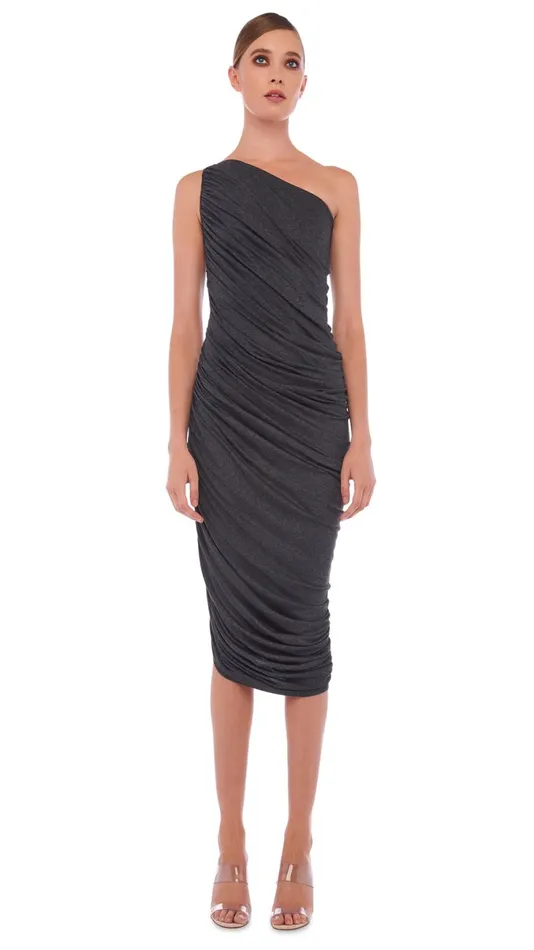 Norma Kamali Dresses DIANA DRESS Dark Grey 8211 Clothing