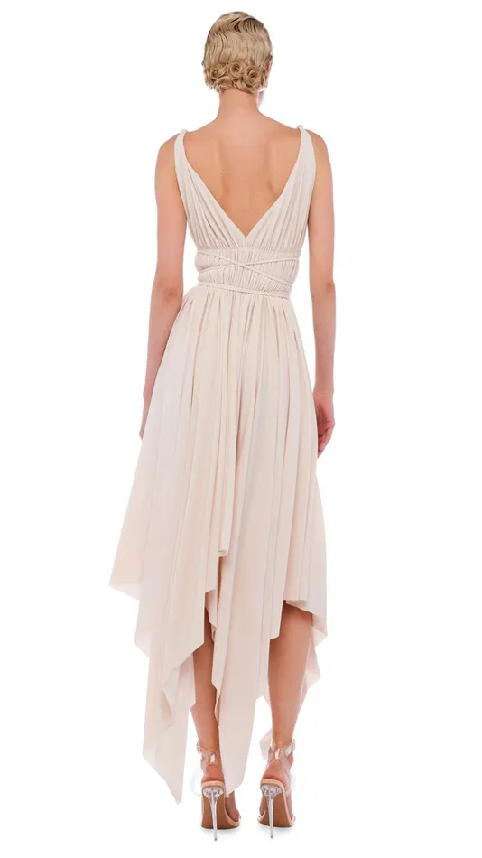 Norma Kamali Dresses GODDESS DRESS Bone 8211 Clothing