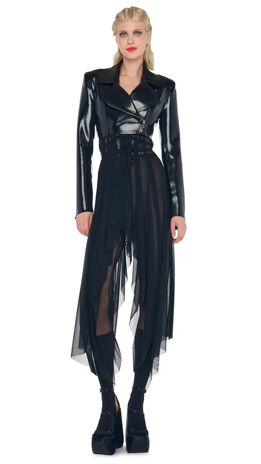 Norma Kamali Dresses PEASANT GODDESS DRESS Black 8211 Clothing